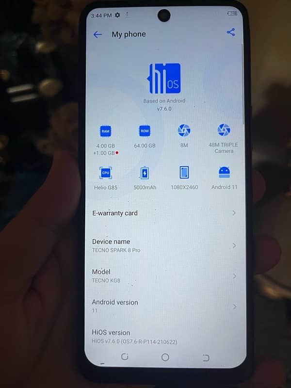 Tecno spark 8 pro 4/64 1