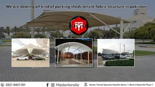 Commercial & residential car parking shade, Porch shade, Pvc shade