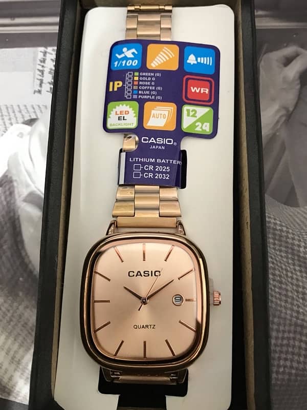 CASIO | 5 Unique Color’s Available | DATE FUNCTION | 3