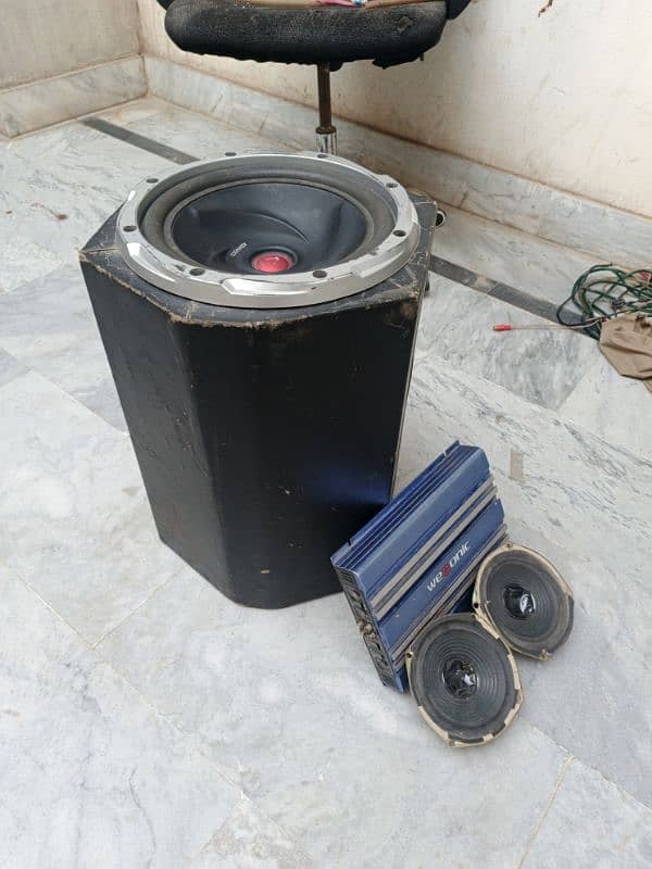 speaker boofer and emp 0