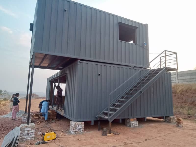 double story container office container prefab homes portable cafes 6