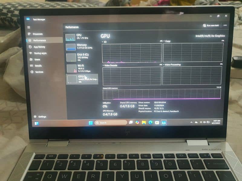 Hp Elitebook i5 8th Genration x360 830 G8 Notebook Pc Touch Screen 7