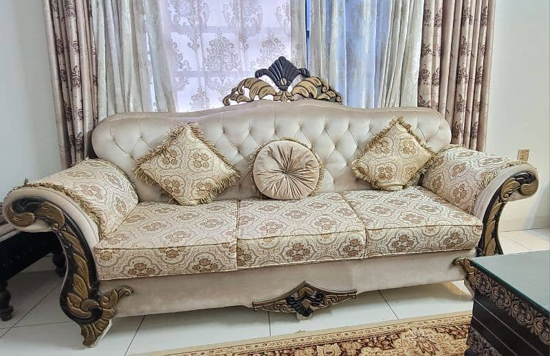 7 Seater Sofa with Cushions 1