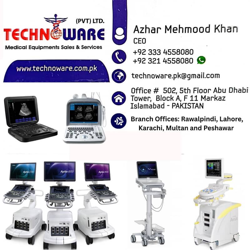 Refurbished , used Colour Dopplers - BRANDED Ultrasound Machines 1