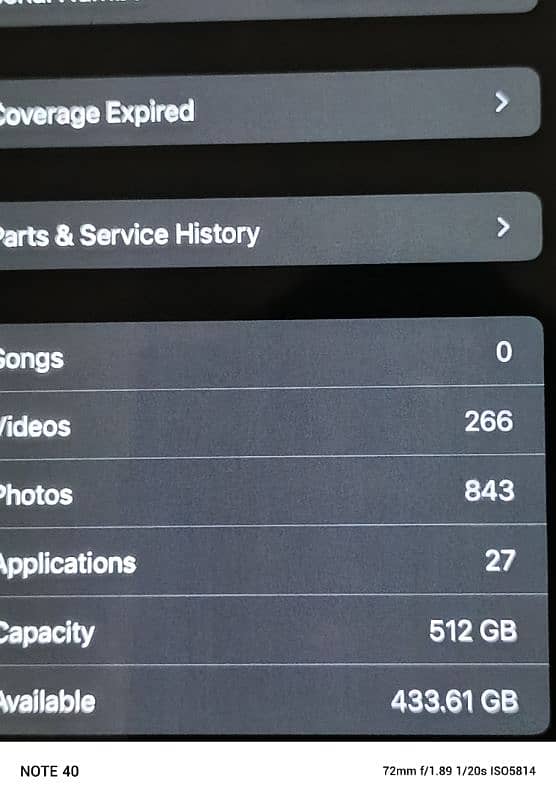 iPhones xsmax 512 4