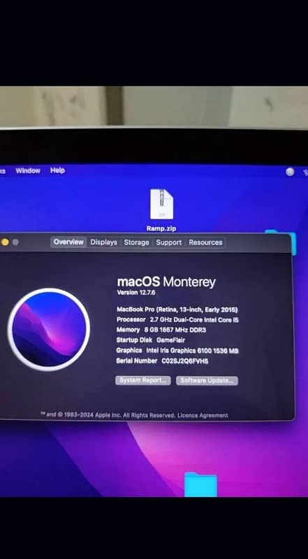 Mackbook pro 2015 2