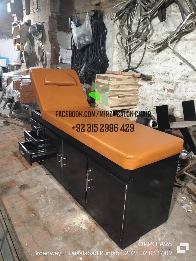 Barber chair/Cutting chair/Massage bed/ Shampoo unit/Trolly 3