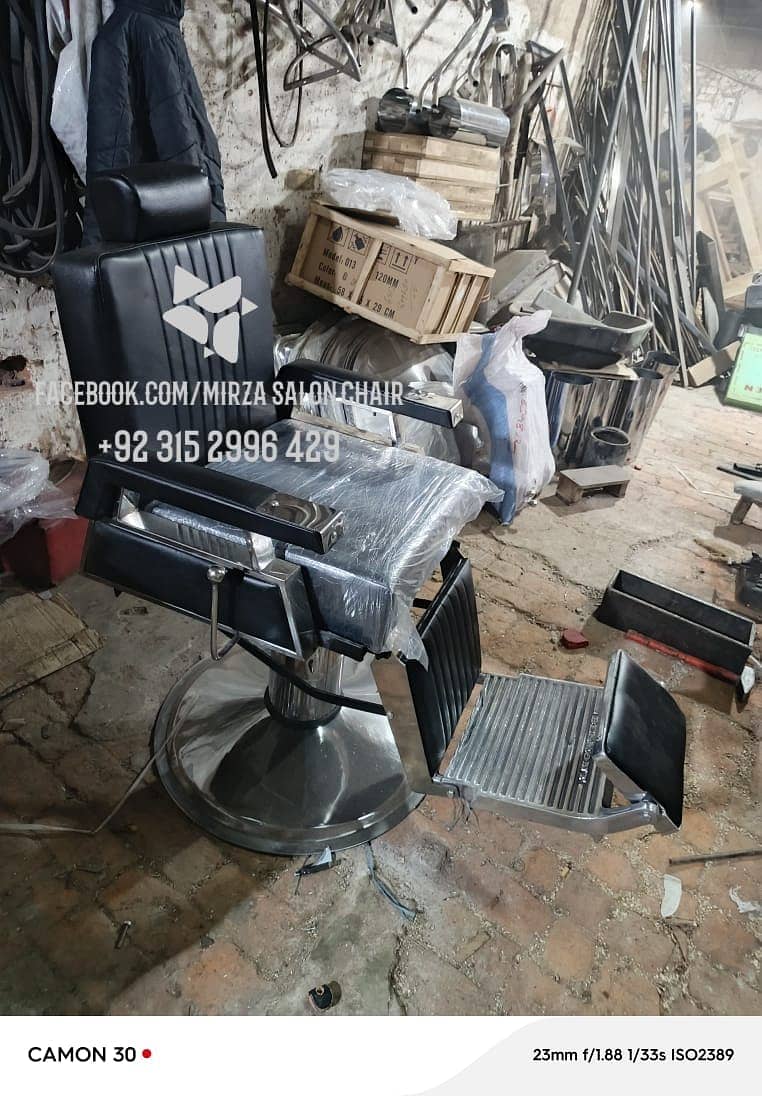 Barber chair/Cutting chair/Massage bed/ Shampoo unit/Trolly 18