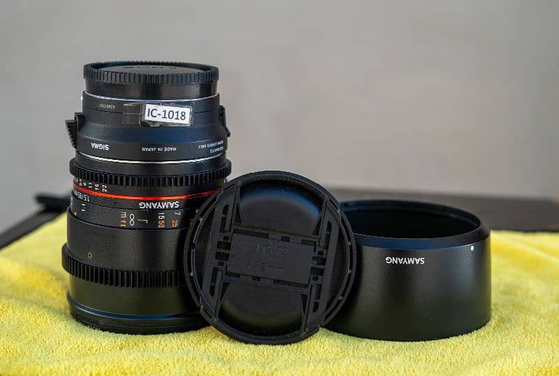 Manual Cine Lens 85mm T1.5 (Canon Mount) – Full Frame | Pro Quality 0