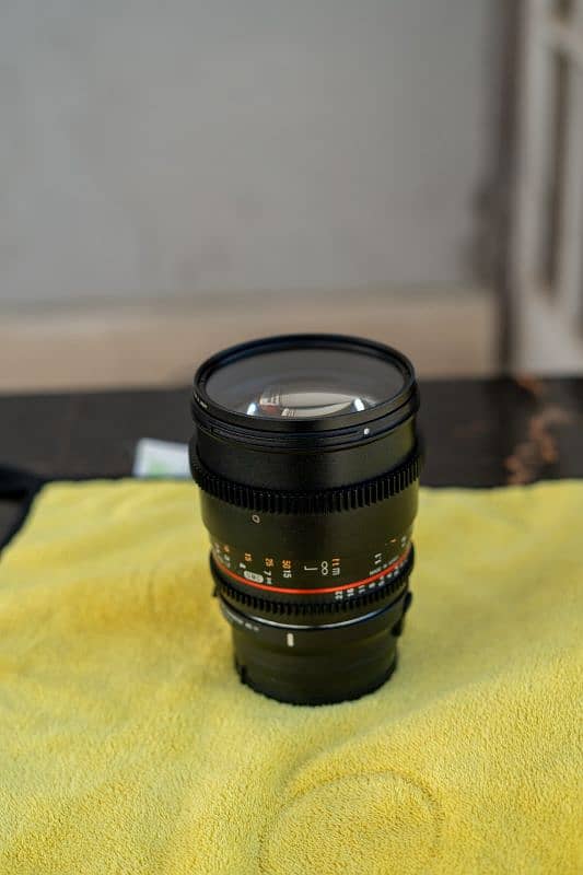 Manual Cine Lens 85mm T1.5 (Canon Mount) – Full Frame | Pro Quality 5