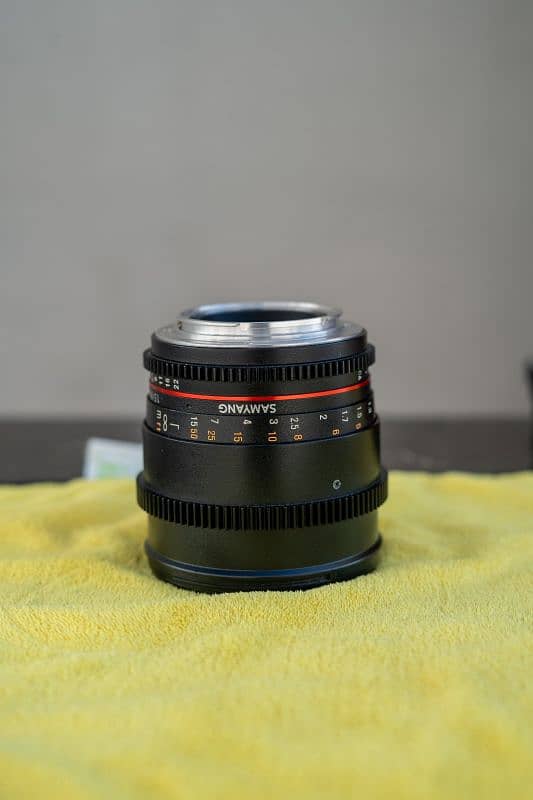 Manual Cine Lens 85mm T1.5 (Canon Mount) – Full Frame | Pro Quality 7