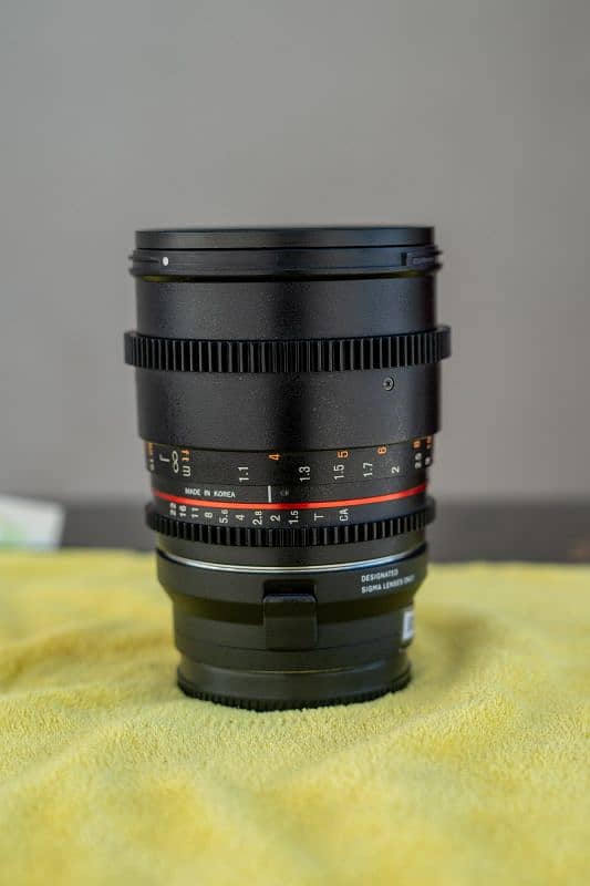 Manual Cine Lens 85mm T1.5 (Canon Mount) – Full Frame | Pro Quality 9