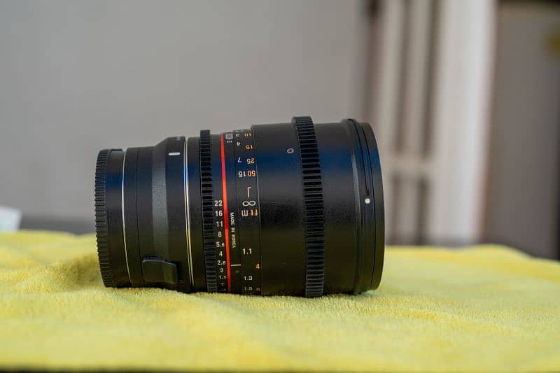 Manual Cine Lens 85mm T1.5 (Canon Mount) – Full Frame | Pro Quality 12