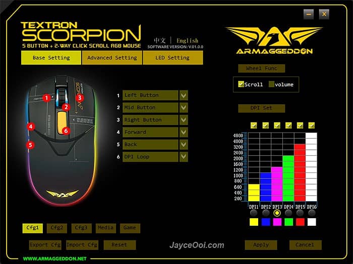 Armaggeddon Textron Scorpion 7 Gaming Mouse 2