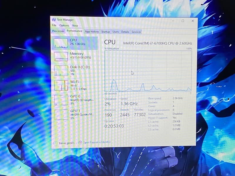 HP ZBOOK G6 I7 7