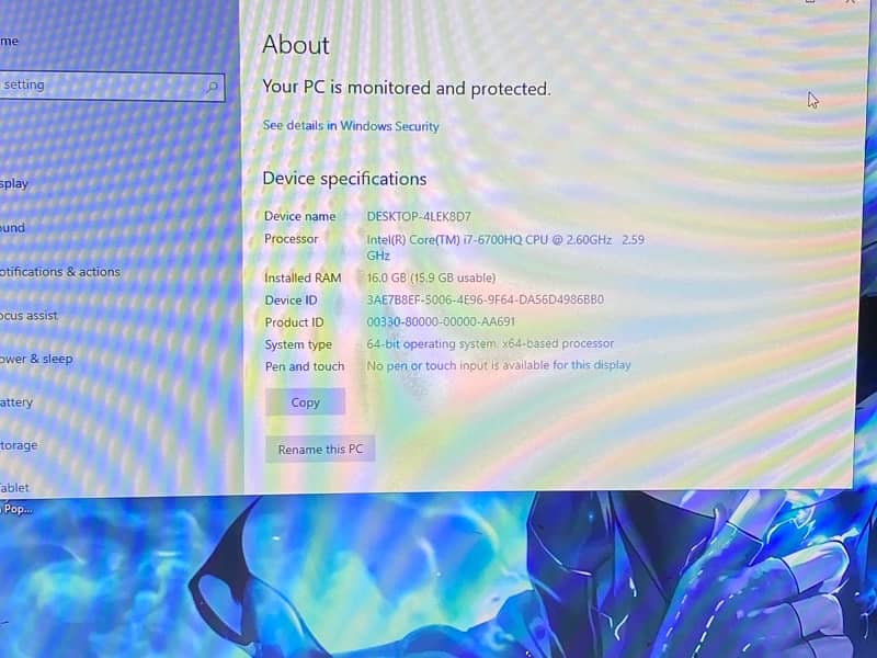 HP ZBOOK G6 I7 8