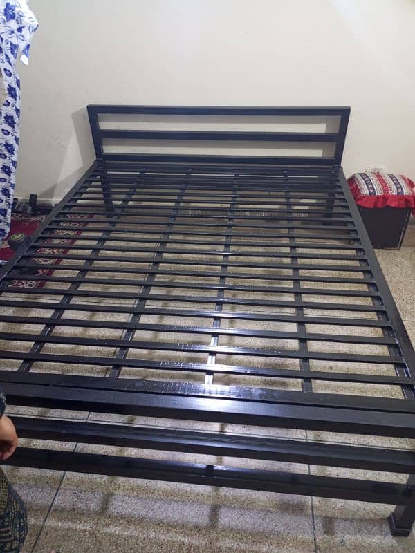 iron double bed queen size 2