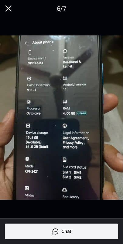 oppo mobile hy ghur ke usd ka set hy ledes ke hath pe chalawa 0