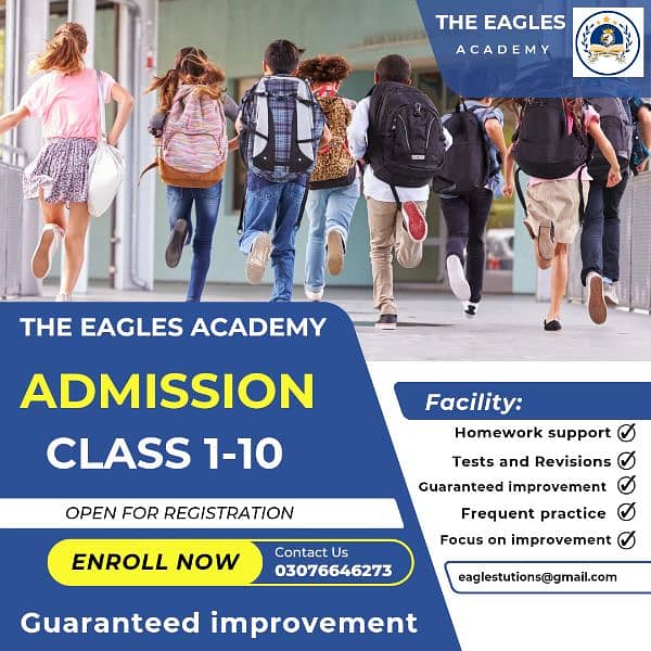 Admissions Open at The Eagles Academy – Limited Seats Available! 2