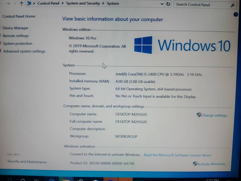 Dell Optiplex 790 Core i5 2nd gen 4