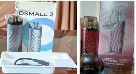 2 vape+3mg flavor Voopoo VTHRU pro eternity+Vapresso OSMALL 2+ flavour 0