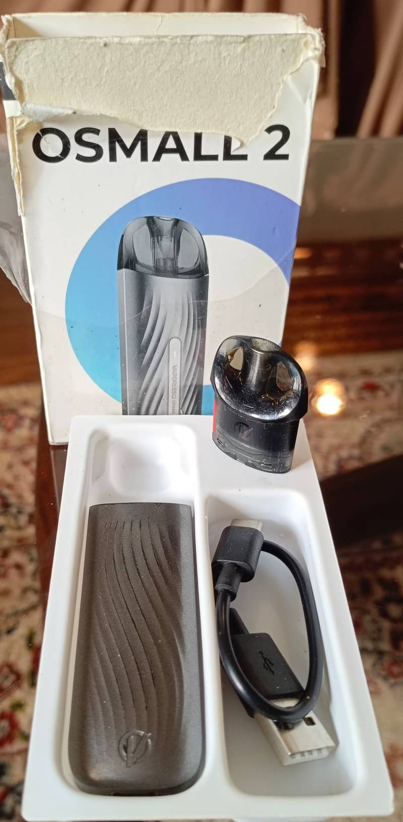2 vape+3mg flavor Voopoo VTHRU pro eternity+Vapresso OSMALL 2+ flavour 1