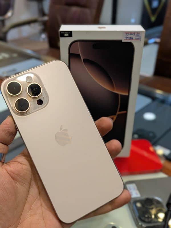 Apple Iphone 16 Pro Max 512GB Factory Unlock TDRA 100% Health Box 0