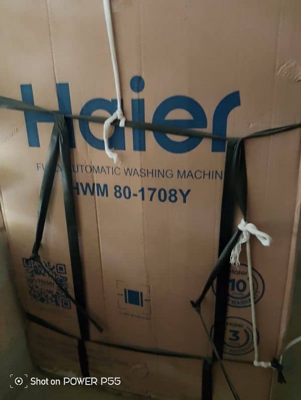 new Haier fully automatic washing machine i 1