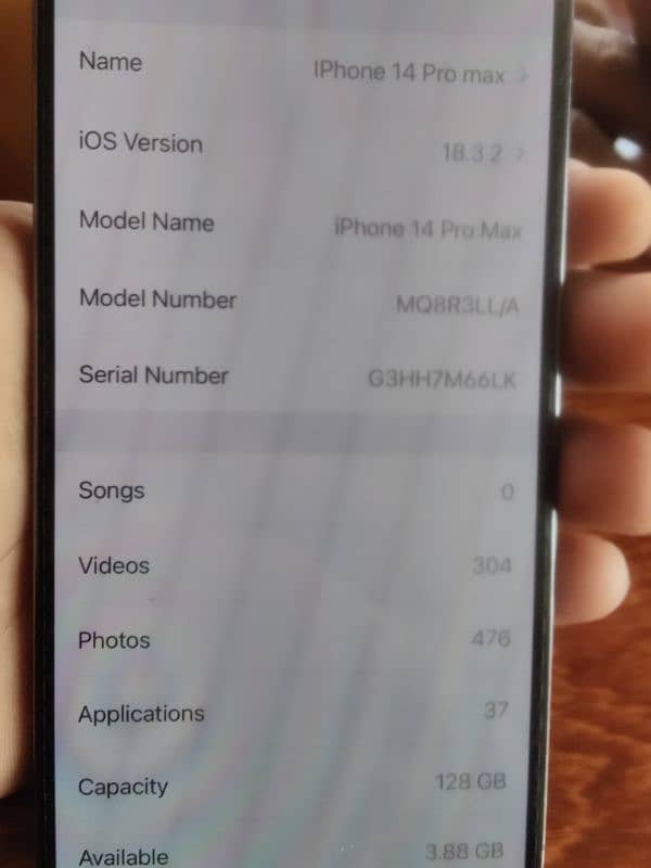 Iphone 14 pro max 128Gb with Box 3utool results warsara price 141000 5