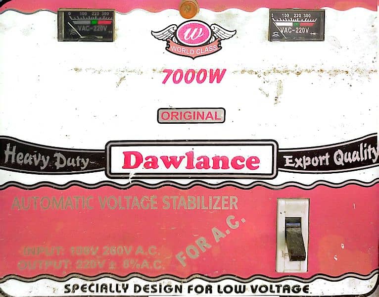 dawlance stabilizer 7000 watt 0