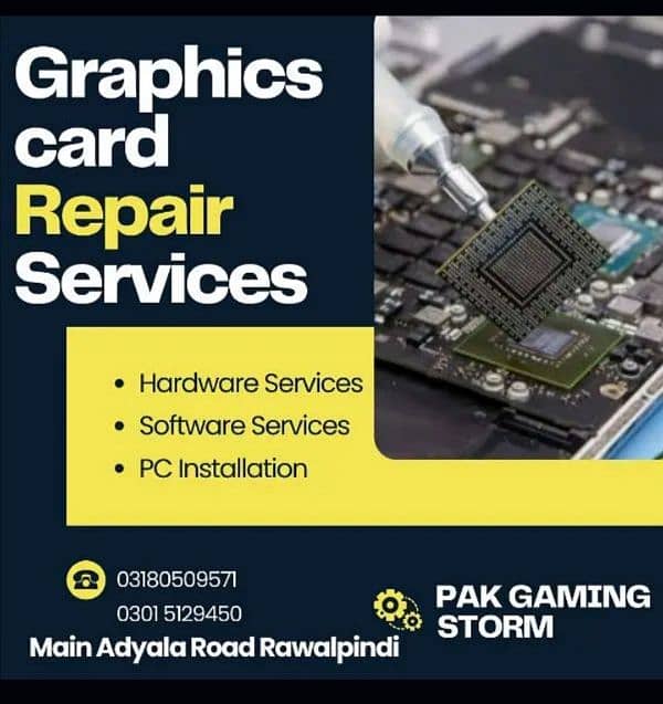 GRAPHICS CARD REPAIRING SERVICES AVAILABLE 0