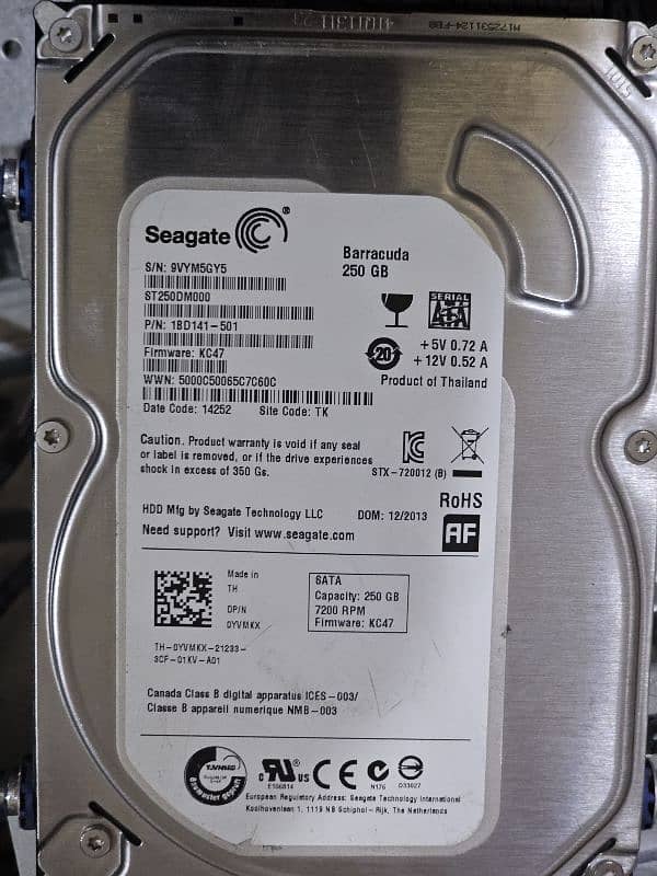 HP Desktop | 8GB RAM | 128GB SSD + 250GB HDD | 1GB Graphic Card 9