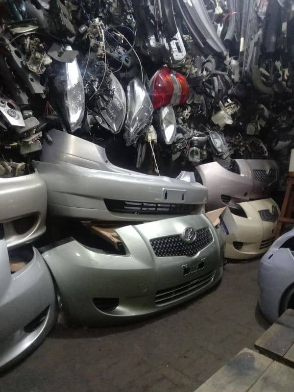 Vitz 2005+2008 Front Back Bomper Fresh + door strip 5