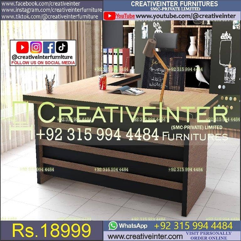 Office Table Study Table Working Desk Computer Gaming Table 4