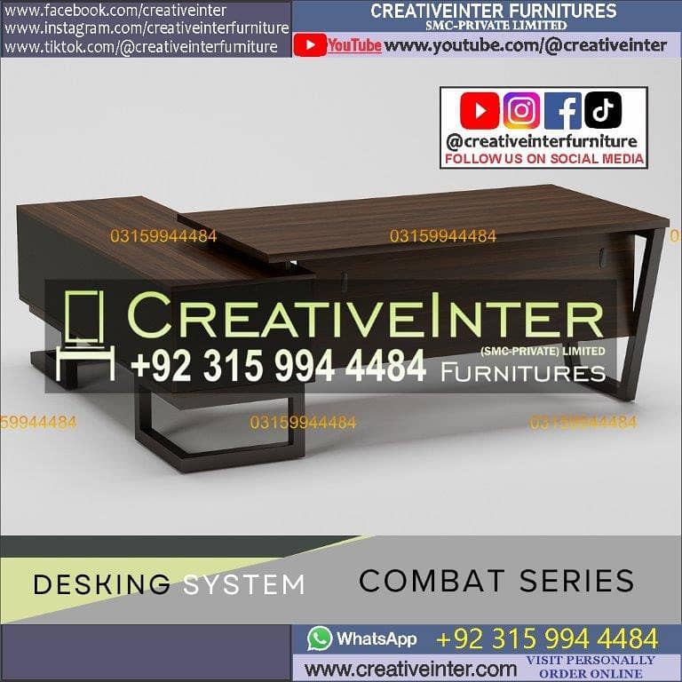 Office Table Study Table Working Desk Computer Gaming Table 19