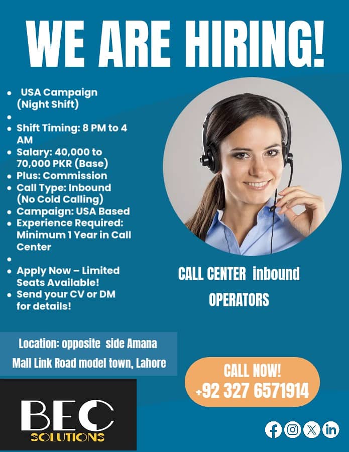 Call Center Sales Agents and Executives Required 0