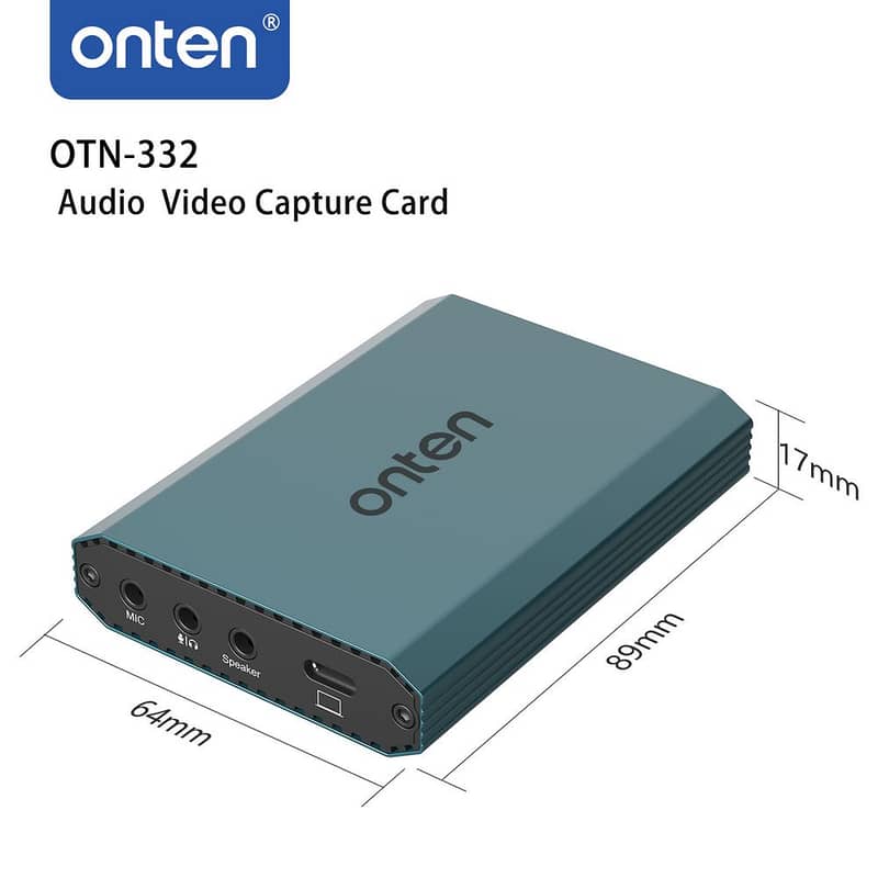 Onten Video Capture Card HDMI output 4K@60Hz OTN-332 2