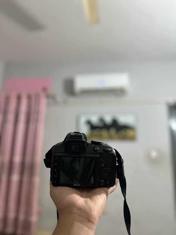 Nikon D3400 with 2 lens 18-55 and 55-200 4