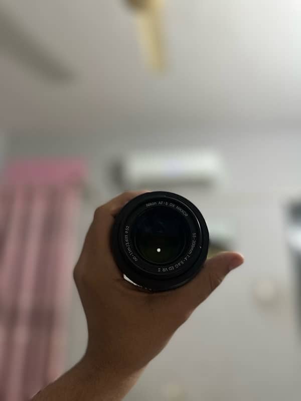 Nikon D3400 with 2 lens 18-55 and 55-200 6