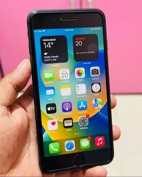 iPhone 8 plus ram 256 GB PTA approved my WhatsApp number 03290364327 0