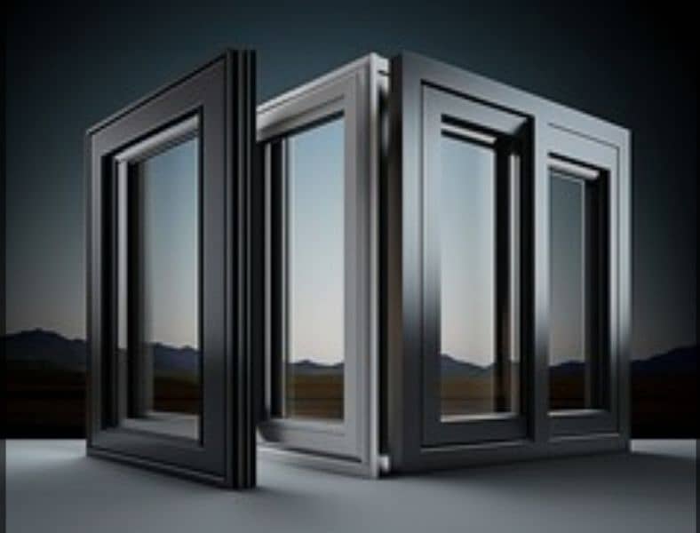 Aluminium window/Upvc door/Glass work/Glass Partition/Upvc window 2