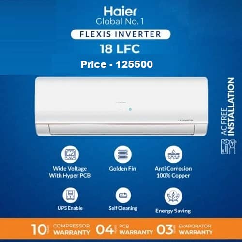 Haier Air Conditioner DC Inverter All Models Are Available 1