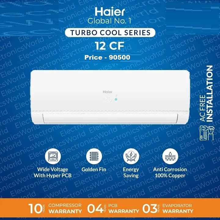 Haier Air Conditioner DC Inverter All Models Are Available 4