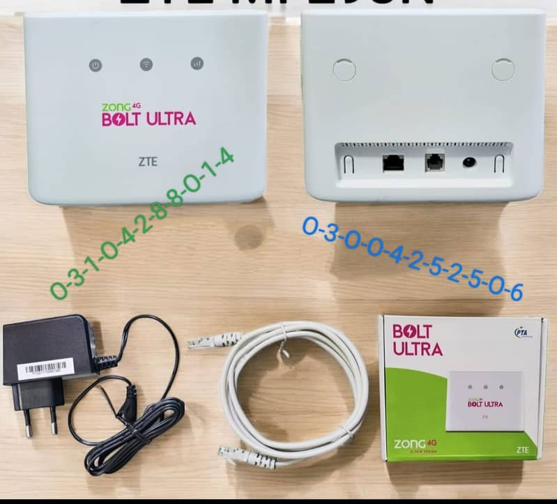 ZTE 4G Antenna Support Wifi Router Available 0