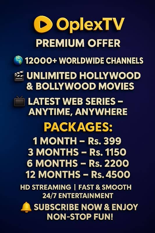 OplexTV Specifically PSL HD Matches Activation for Call: 03024531021 1