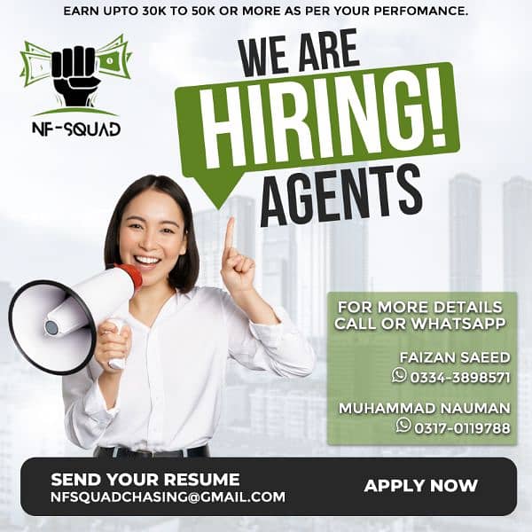 Hiring Female Calling Agents 0