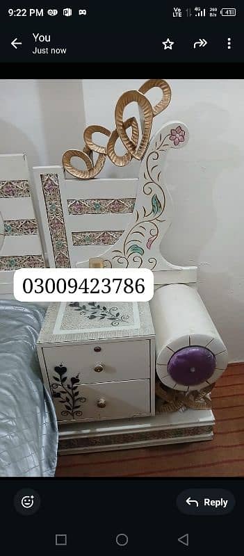 Bed set / bed / Wooden Bed set / Double Bed set / 6