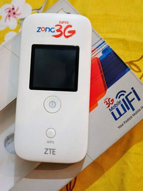 ZONG Super 3G Device - Mobile Wifi - LCD Display 0