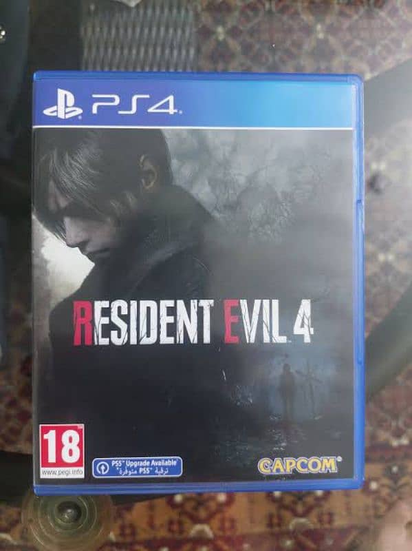 Resident Evil 4 (remake) ps4 disk 0
