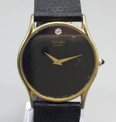 Pulsar European watch machine dial case available